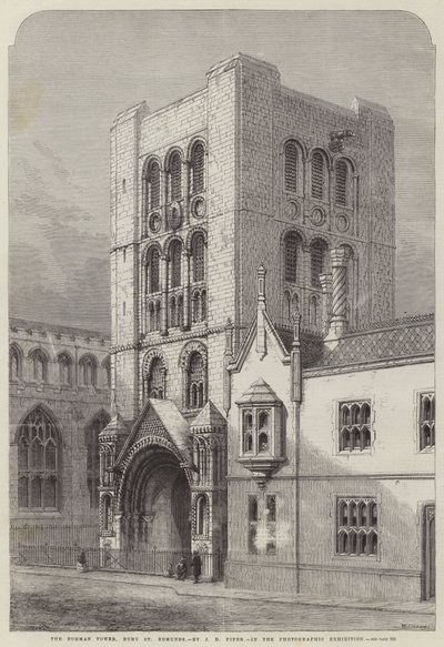 De Normandische Toren, Bury St Edmunds door Samuel Read